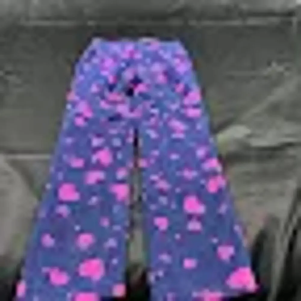 💙💗‎ Gymboree Girls Dark Blue Pink Hearts Pajama Pants – Size 5